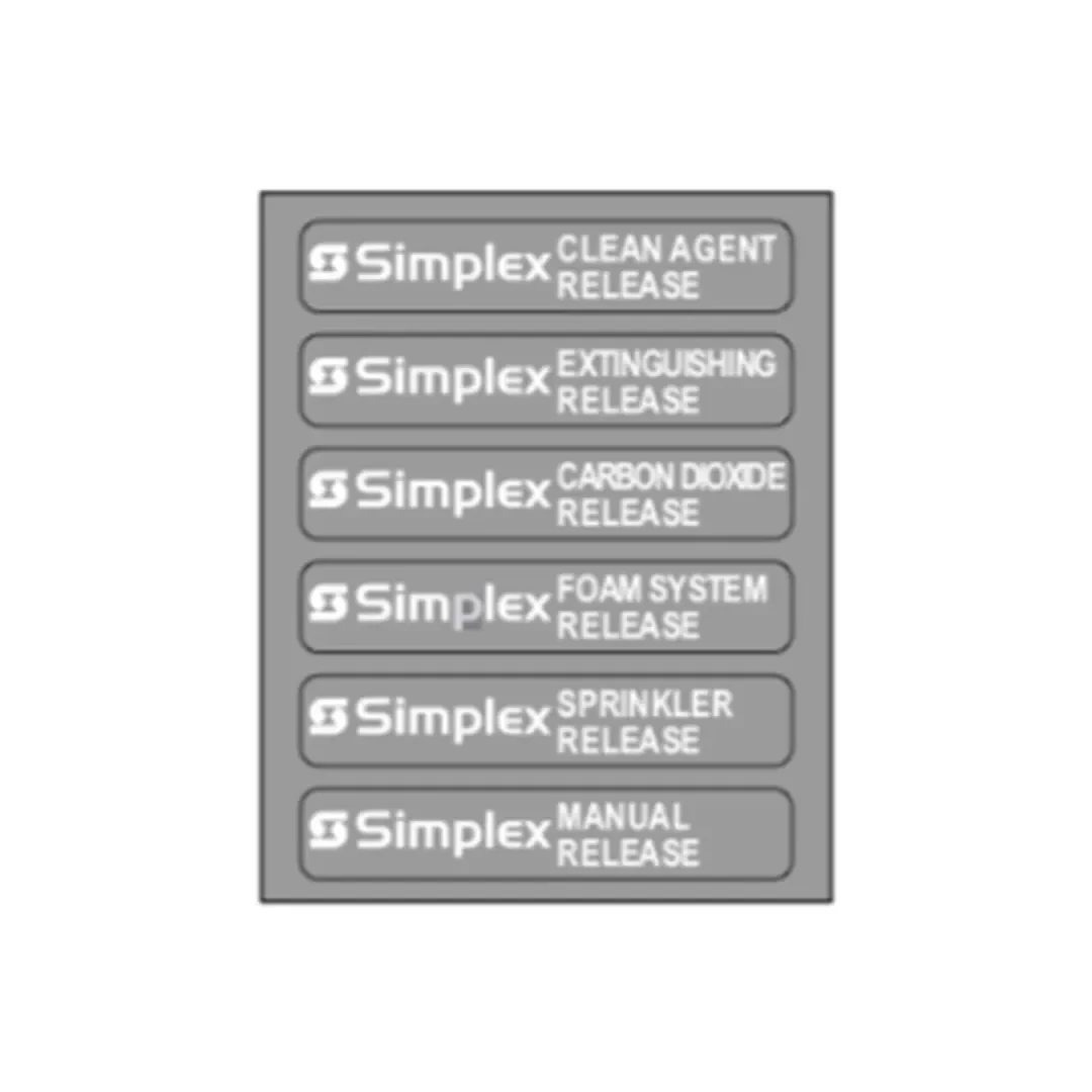 Kit de etiquetas Simplex 4099-9802 para estación de descarga