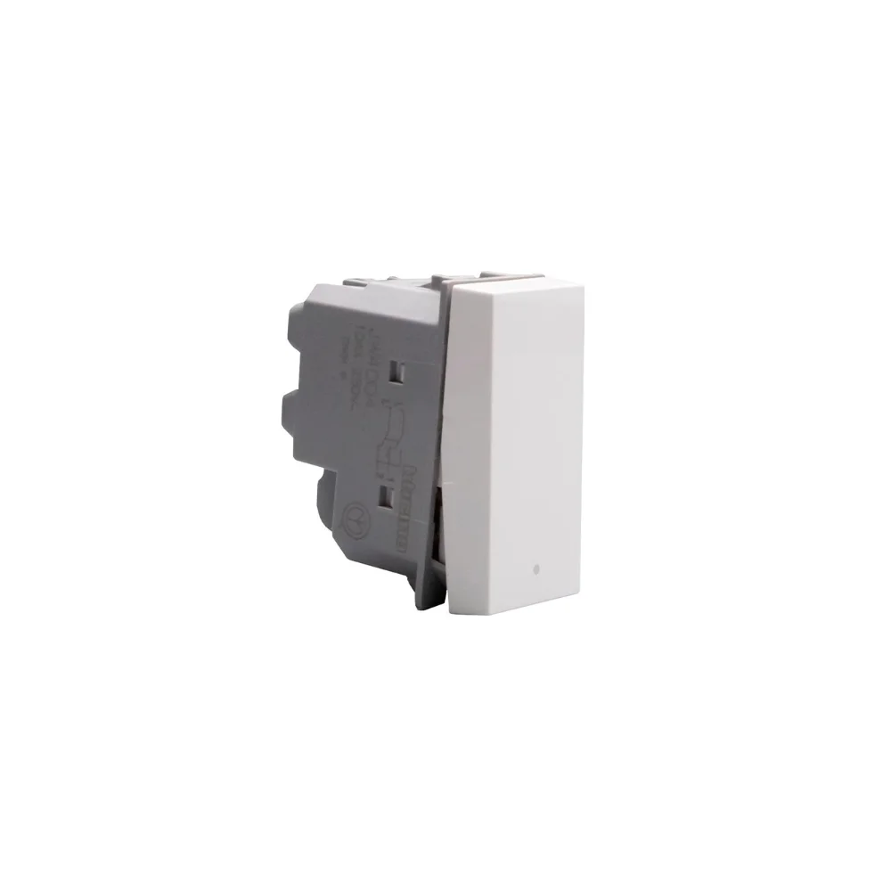 Interruptor de 4 vías 20AX 1 módulo blanco Bticino Matix Go JW4004