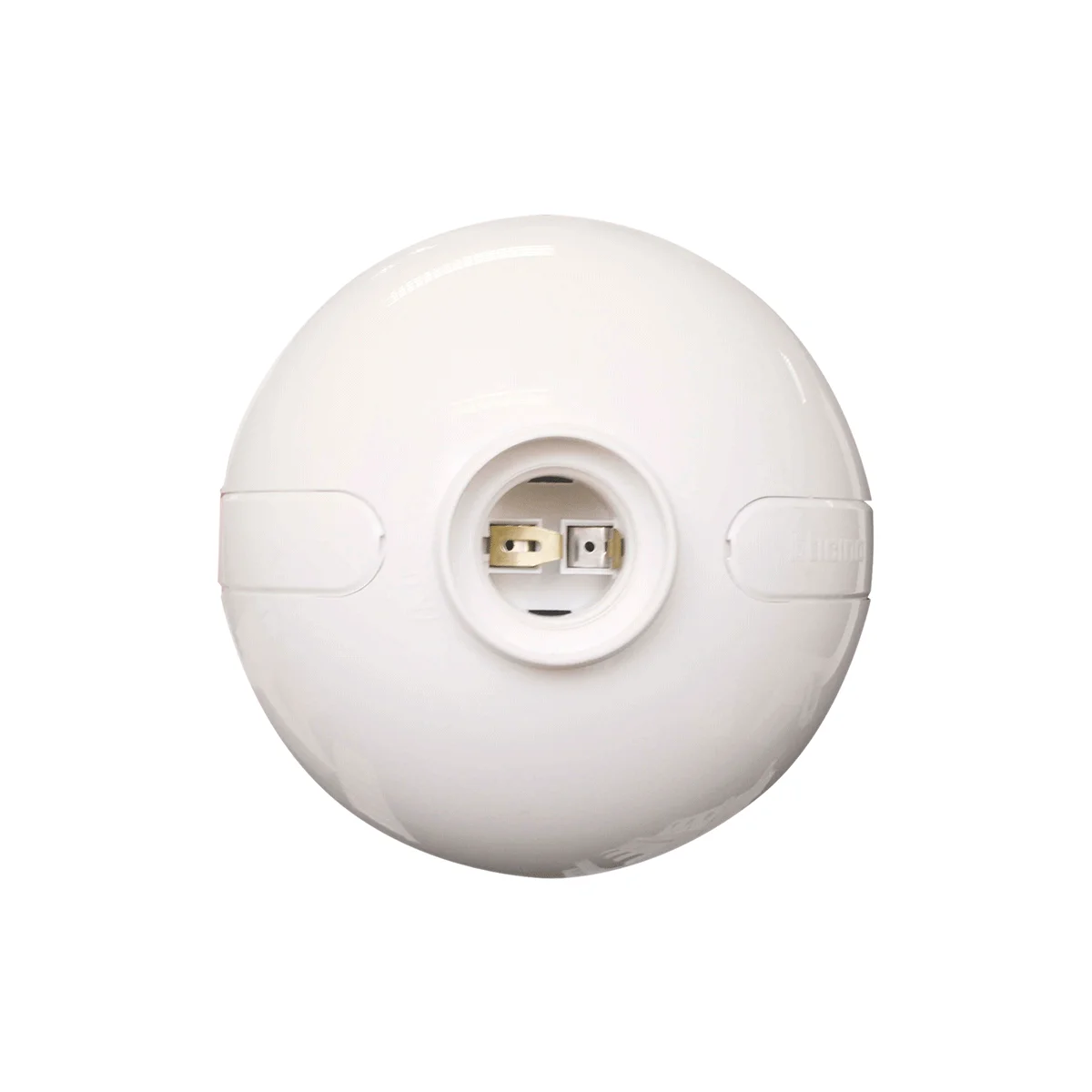 Portalámpara Oval rosca E27 blanco Bticino P21B
