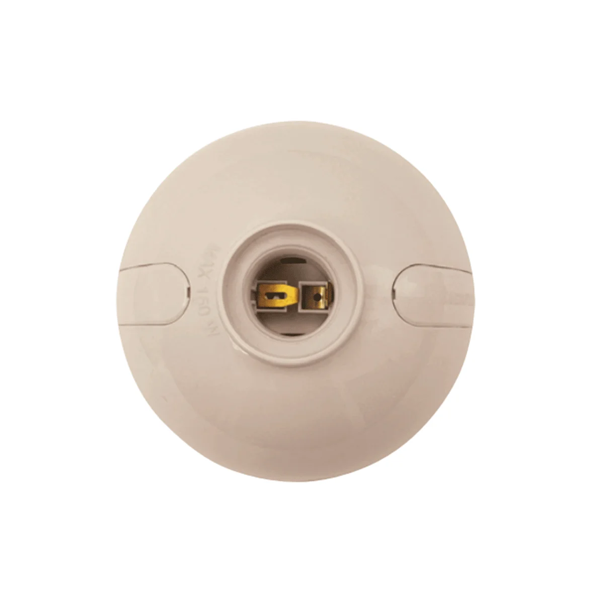 Portalámpara Oval rosca E27 marfil Bticino P21A
