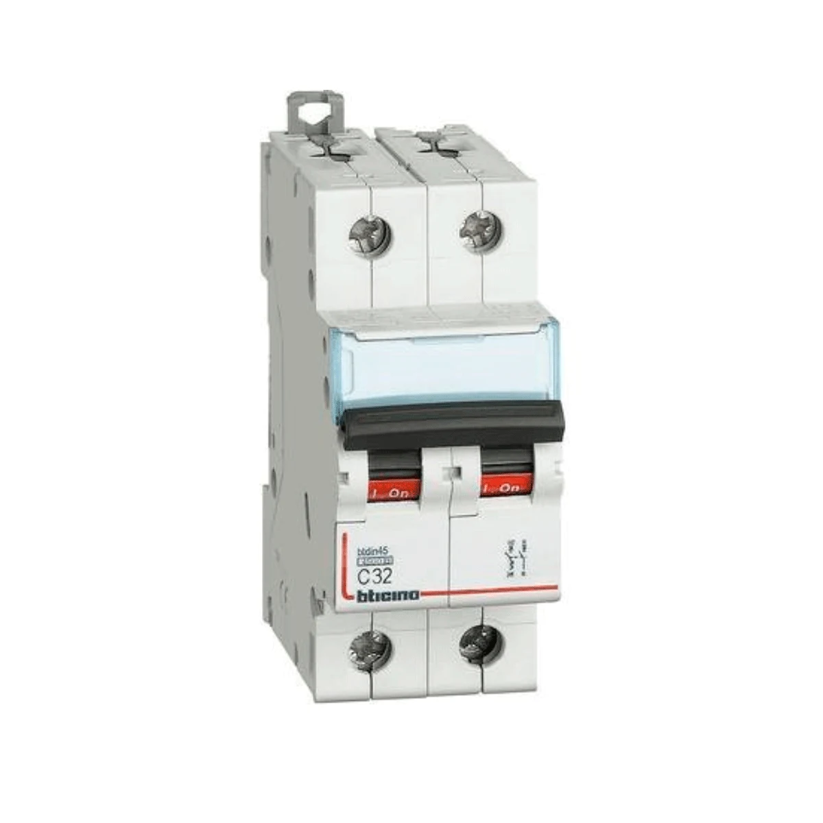 Interruptor termomagnético Bticino NEW BTDIN 2x32A 10kA 220V – código FN820YC32