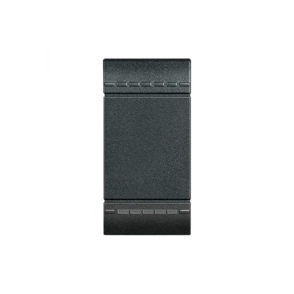 Cubretecla iluminable 1 módulo Living Light antracita – Bticino