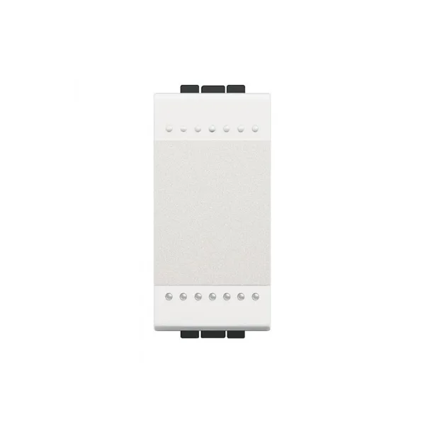 Cubretecla iluminable 1 módulo Living Light blanco – Bticino
