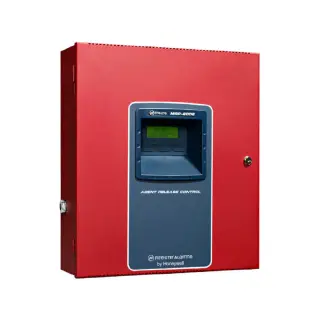 Panel de control de liberación de agentes Fire-Lite Alarms MRP-2002E de 6 zonas