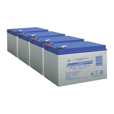 Baterías de respaldo Honeywell BAT-12120-BP de 12 V en paquete de 4