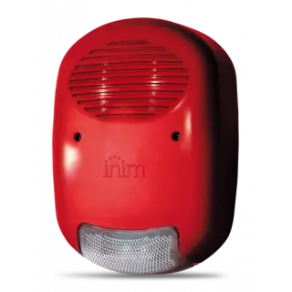 Sirena exterior con estrobo Inim IVY-R convencional