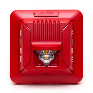 Dispositivo audiovisual sirena-estrobo Mircom FHS-400-RR