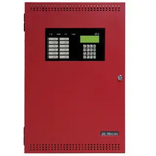 Central direccionable inteligente Mircom FX-400R, gabinete rojo