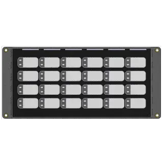 Panel de conmutadores programables Mircom IPS-2424DS para comandos manuales