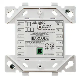 Sincronizador de sirenas y estrobos Mircom MIX-4050 para circuitos NAC