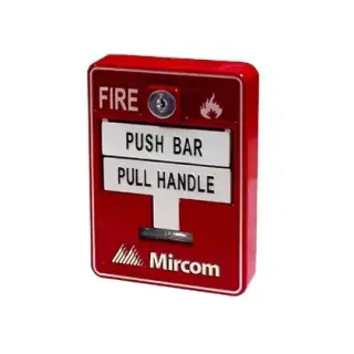 Pulsador de alarma direccionable Mircom MS-710APU con cuerpo de aluminio