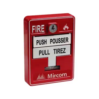 Pulsador de alarma de doble acción Mircom MS-710U