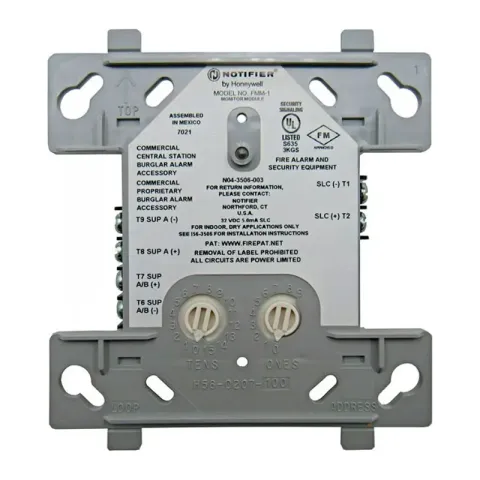 Módulo de monitoreo doble direccionable Notifier FDM-1