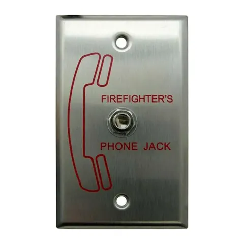Jack telefónico para bomberos Notifier FPJ
