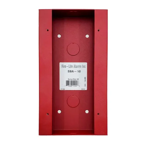Caja de montaje Notifier SBA-10 para estación NBG-12LRA