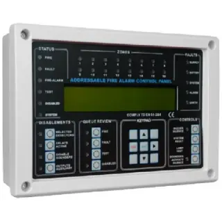 Panel repetidor direccionable Numens 6001-08 con pantalla LCD