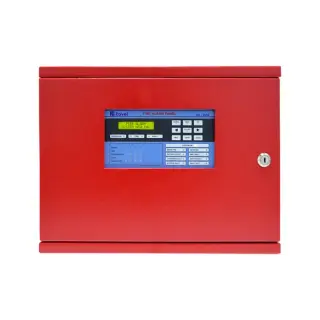 Panel de alarma contra incendio convencional Ravel RE-2554 de 4 zonas