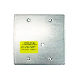 Tapa para caja cuadrada de adosar Simplex 4090-9802 con ventana para LED