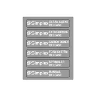 Kit de etiquetas Simplex 4099-9802 para estación de descarga