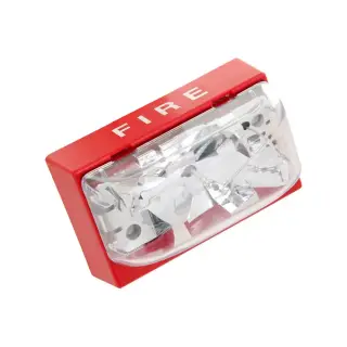 Luz estroboscópica convencional Simplex TrueAlert 4906-9102 roja para techo