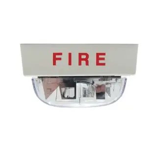 Luz estroboscópica direccionable Simplex 4906-9204 blanca para techo